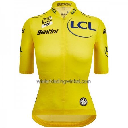 Wielershirt 2022 Ronde van Frankrijk Geel Dames